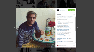 Ed Westwick Celebrity Social Post