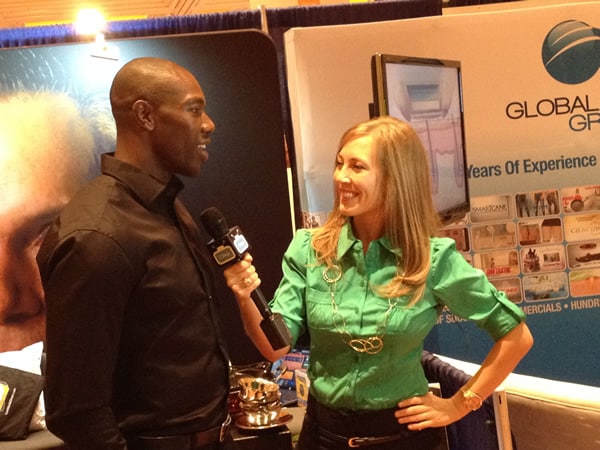 Terrell Owens CShop Promo Interview @ Trade Show Appearance